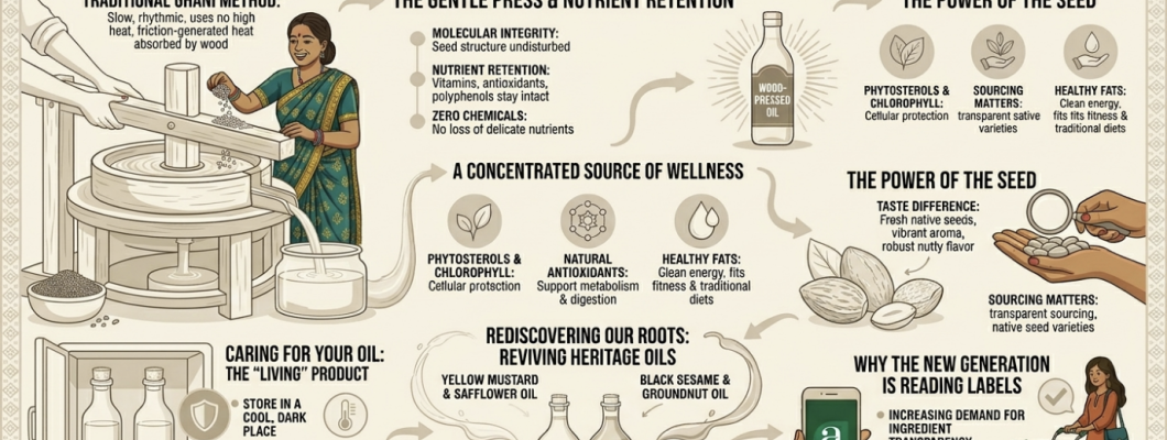 From Tradition to Table: Why Wood-Pressed Oils are Reclaiming the Indian Kitchen