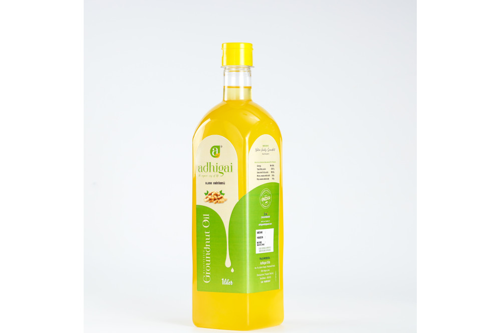 Wood-Pressed Groundnut Oil