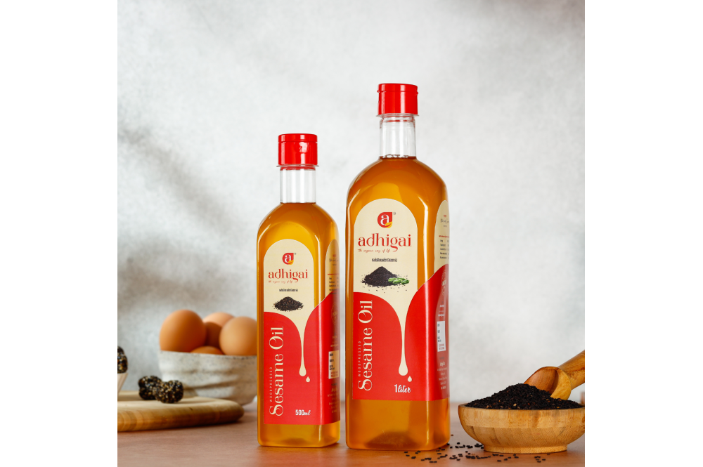 Wood-Pressed Sesame Oil