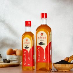 Wood-Pressed Sesame Oil