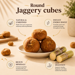 Round jaggery 